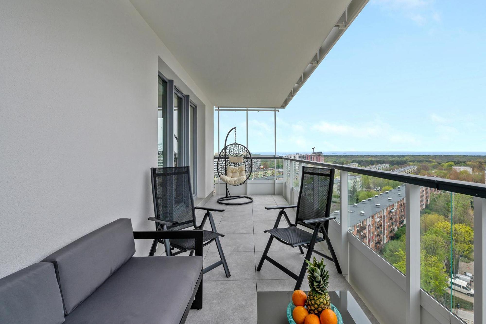 Luxury Voyager - Sea View Apartment Gdansk Luaran gambar