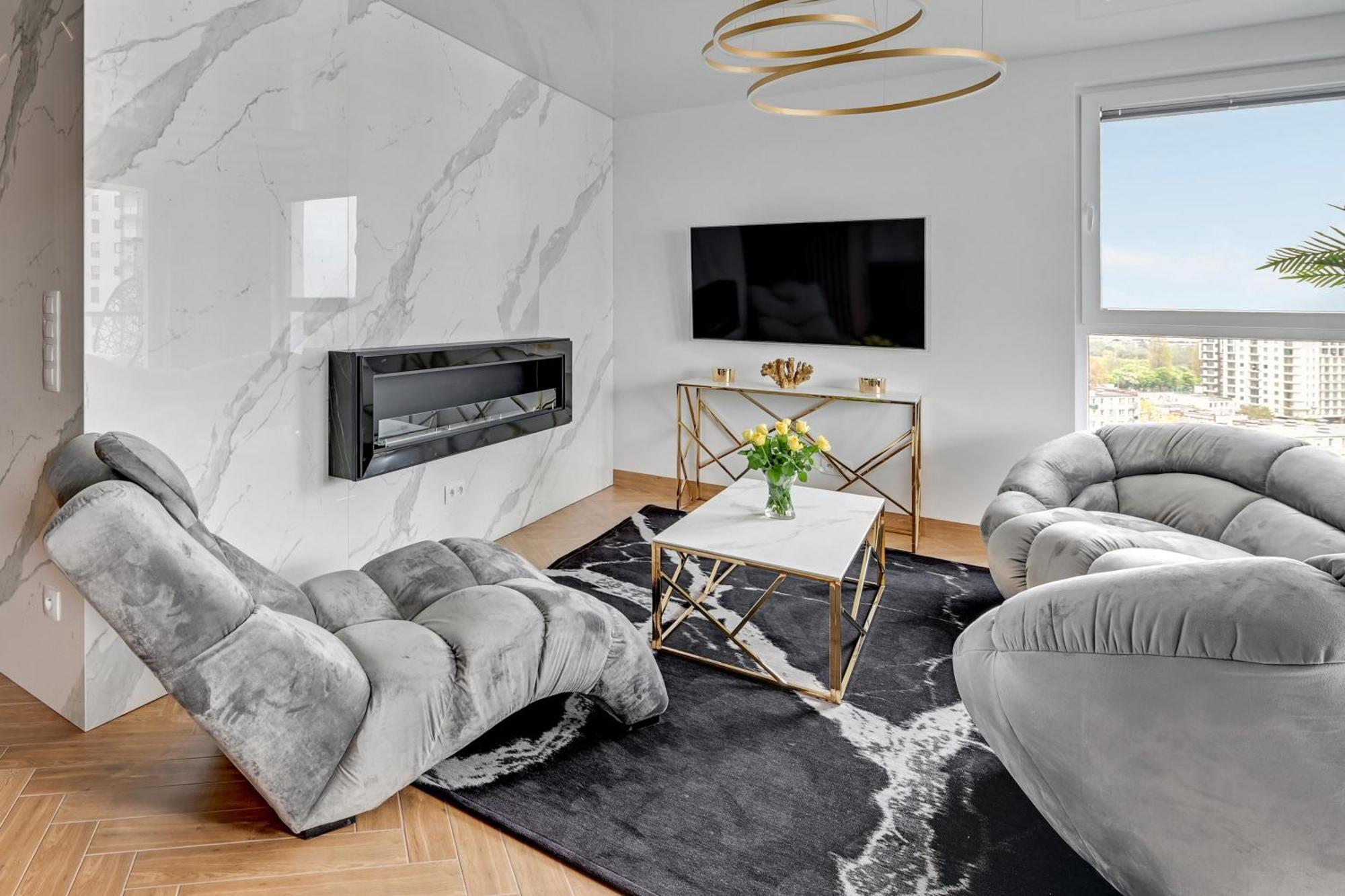 Luxury Voyager - Sea View Apartment Gdansk Luaran gambar